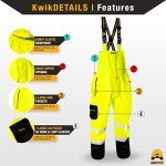 KwikSafety River Otter Waterproof Safety Rain Bibs