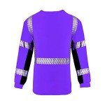 High Visibility Reflective Long Sleeve Safety T-Shirt
