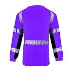 High Visibility Reflective Long Sleeve Safety T-Shirt