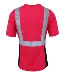 High Visibility Women's Safety T-Shirt - Pink XS