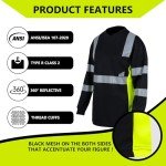 High Visibility Women's Reflective Safety Shirt