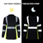 High Visibility Women's Reflective Safety Shirt