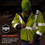 Ergodyne Hi-Vis 3-in-1 Winter Bomber Jacket