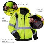 Ergodyne Hi-Vis 3-in-1 Winter Bomber Jacket