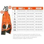 High-Visibility Insulated Thermal Bib Overalls - Orange