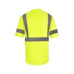 High-Visibility Reflective Safety Shirt - Short Sleeve