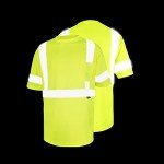 High-Visibility Reflective Safety Shirt - Short Sleeve