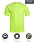 Men's High Visibility Safety Shirt 4-Pack