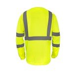 High Visibility Long Sleeve Reflective Safety Shirt