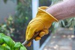 Premium Cowhide Work Gloves with Reinforced Patch
