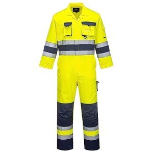 Hi-Vis Reflective Safety Coveralls with Pockets