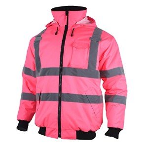 Women's Hi-Vis Reflective Winter Bomber Jacket