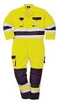 Hi-Vis Reflective Safety Coveralls with Pockets