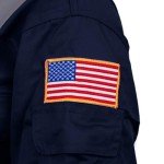 High Visibility Coveralls with Leg Zipper - Navy