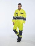 Hi-Vis Reflective Safety Coveralls with Pockets