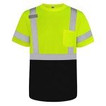 High Visibility Short Sleeve Safety Shirts for Men