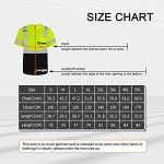 High Visibility Short Sleeve Safety Shirts for Men
