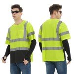 ProtectX 3-Pack High Visibility Reflective T-Shirts