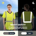 Women's High Visibility Short Sleeve Work T-Shirt