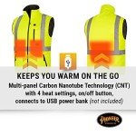 Pioneer Hi-Vis Heated Safety Vest for Men & Women