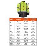 Reflective Insulated Winter Safety Jacket, X-Large
