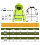 Heated Safety Jacket for Men - Hi-Vis Design