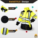 Hi-Vis Women's Insulated Bomber Safety Jacket