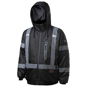 Hi-Vis Waterproof Heated Safety Bomber Jacket