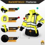 Hi-Vis Women's Insulated Bomber Safety Jacket