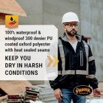 Hi-Vis Waterproof Heated Safety Bomber Jacket