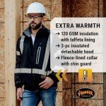 Hi-Vis Waterproof Heated Safety Bomber Jacket