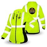 Rogue Women's Hi-Vis Fleece Safety Hoodie - Yellow