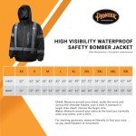 Hi-Vis Waterproof Heated Safety Bomber Jacket