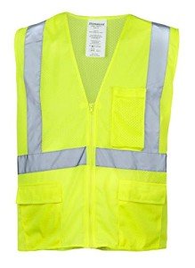 Flame Retardant Mesh Safety Vest - Medium Lime