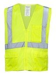 Flame Retardant Mesh Safety Vest - Medium Lime
