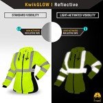 Rogue Women's Hi-Vis Fleece Safety Hoodie - Yellow