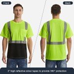 High Visibility Quick Dry Safety T-Shirts for Everyone