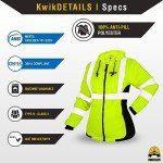 Rogue Women's Hi-Vis Fleece Safety Hoodie - Yellow