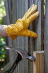 Premium Cowhide Work Gloves with Reinforced Patch