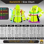 Rogue Women's Hi-Vis Fleece Safety Hoodie - Yellow
