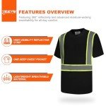 Hi-Vis Quick Dry Safety Shirt with Pocket