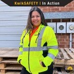 Rogue Women's Hi-Vis Fleece Safety Hoodie - Yellow