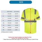 High Visibility Reflective Short Sleeve Safety Shirt 3-Pack