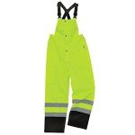 Hi-Vis Rain Bibs for Outdoor Safety, XXL