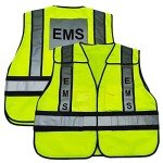 Lime Green High-Visibility EMS Safety Vest