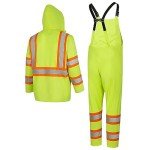 Hi-Vis Waterproof Safety Rain Suit for All