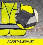 Lime Green High-Visibility EMS Safety Vest