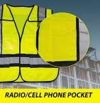 Lime Green High-Visibility EMS Safety Vest