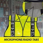 Lime Green High-Visibility EMS Safety Vest