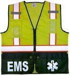 Reflective EMS Survivor Safety Vest - XXL to 3X
